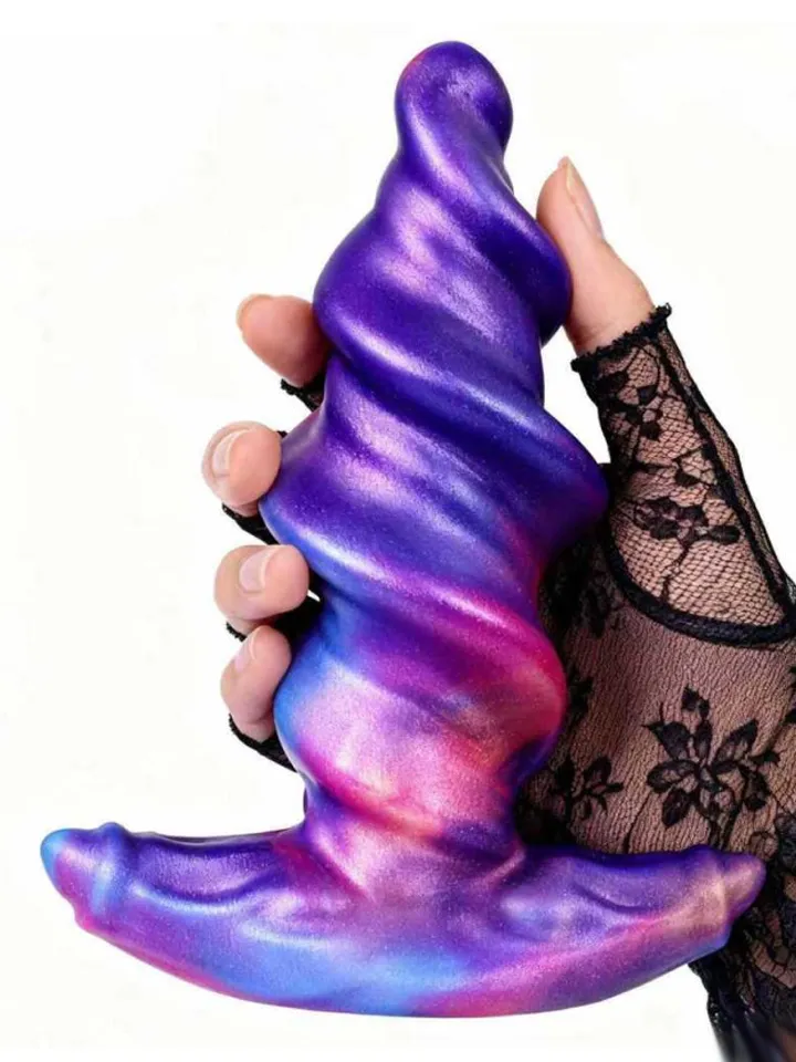 Unicorny Spiraltal Plug 19 cm - XL Buttplug 2 [full]