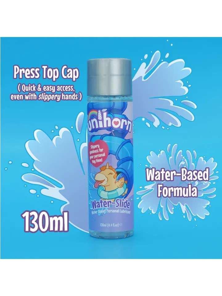 Unihorn Water-Slide Water Based Lubricant 130 ml - Gleitmittel auf Wasserbasis 2 [full]