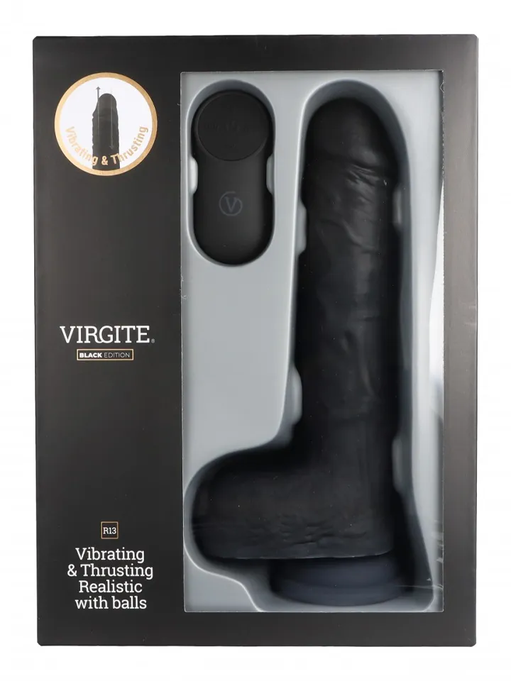 Up & Down Realistischer Dildo mit Fernbedienung, 22 cm - Vibrierender Dildo 3 [full]