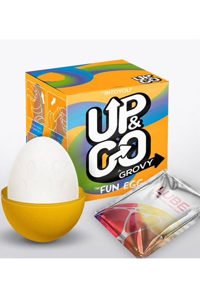 Up & Go Grovy Masturbator Egg - Tenga-Ei 3