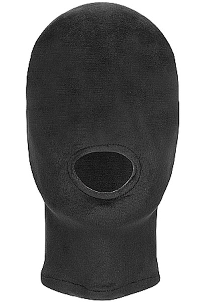 Velvet & Velcro Maske mit Mundöffnung - BDSM Maske 2