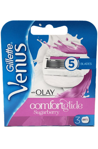 Venus Comfortglide Sugarberry Olay 3-pack - Venus Rasierklinge 2