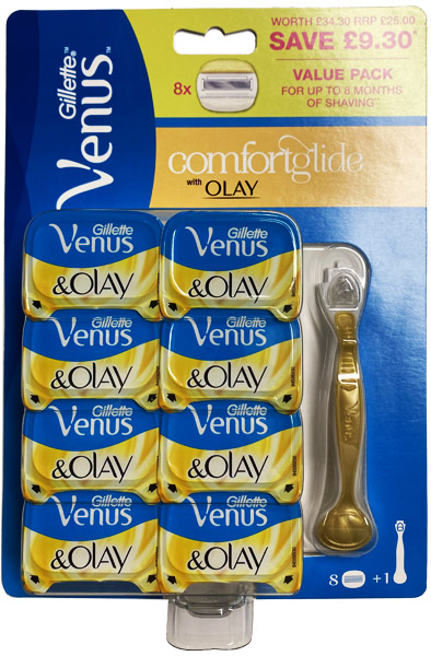 Venus & Olay Comfortglide Razor + 8 Blades - Venus Rasierer 2