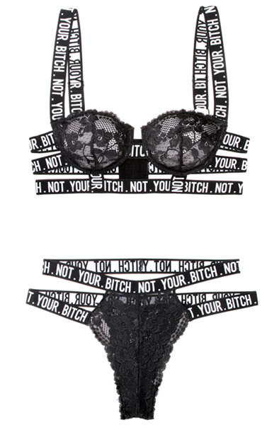 Vibes Spitzen-BH-Set Not Your Bitch - Sexy Dessous 2