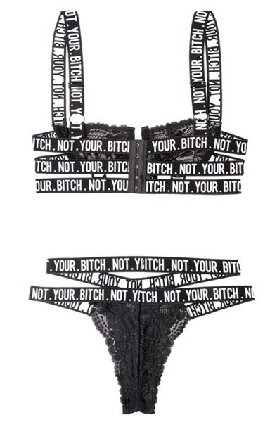Vibes Spitzen-BH-Set Not Your Bitch - Sexy Dessous 3