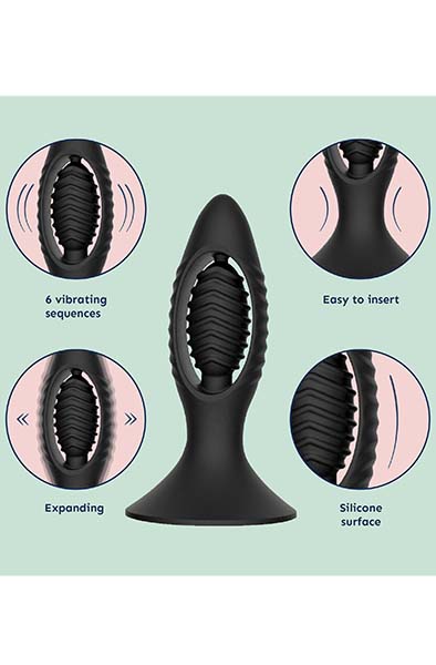 Vibrating Anal Bullet Plug With Wireless Remote - Vibrierender Analplug 2