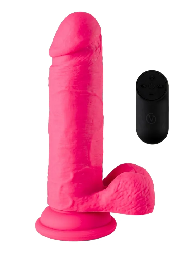 Vibrating Dildo With Remote Pink 16,5 cm - Vibrierender Dildo 1 [full]