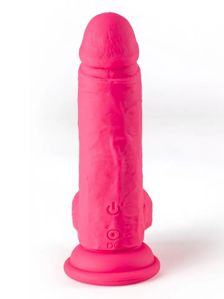 Vibrating Dildo With Remote Pink 16,5 cm - Vibrierender Dildo 2 [full]