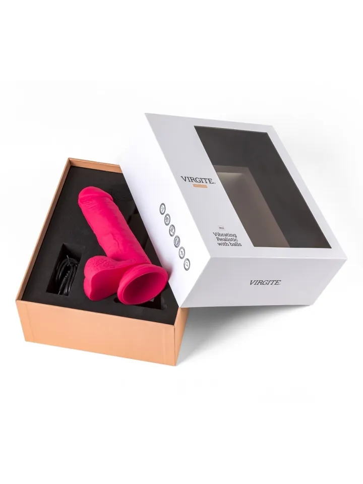 Vibrating Dildo With Remote Pink 16,5 cm - Vibrierender Dildo 5 [full]