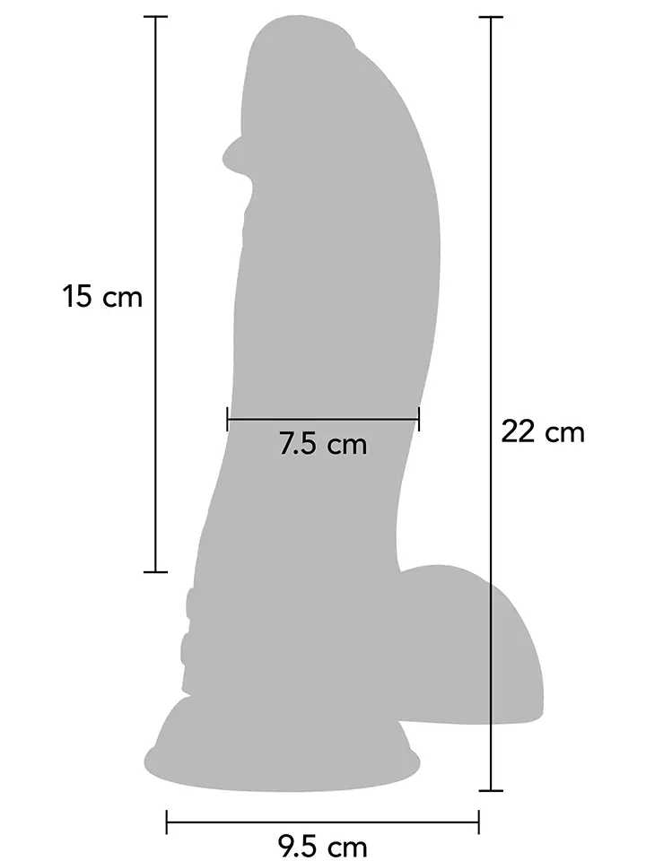 Vibrating Dinosaur Monster Dildo 22 cm - Monster-Dildo 4