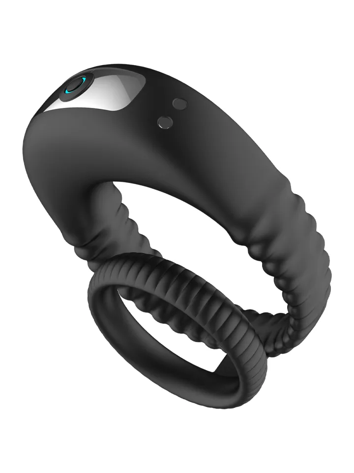 Vibrating Double Cock Ring - Vibrierender Penisring 3 [full]