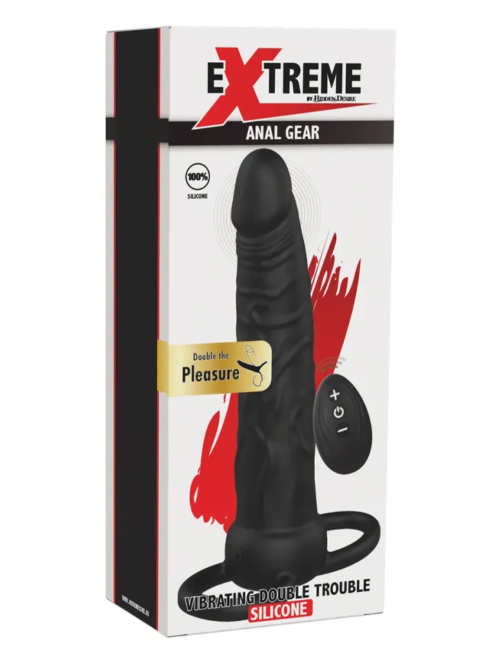 Vibrating Double Trouble Anal Penetrator - Doppel-Penetrator 4 [full]
