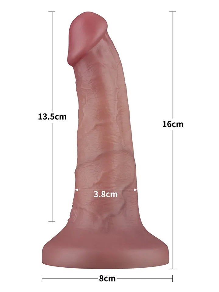 Vibrating Dual Density Power Cock 16 cm - Vibrierender Dilator 2 [full]