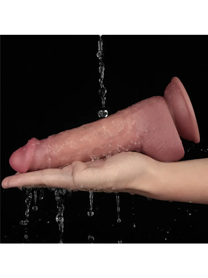 Vibrating Dual Density Power Cock 21,6 cm - Vibrierender Dildo 4 [full]