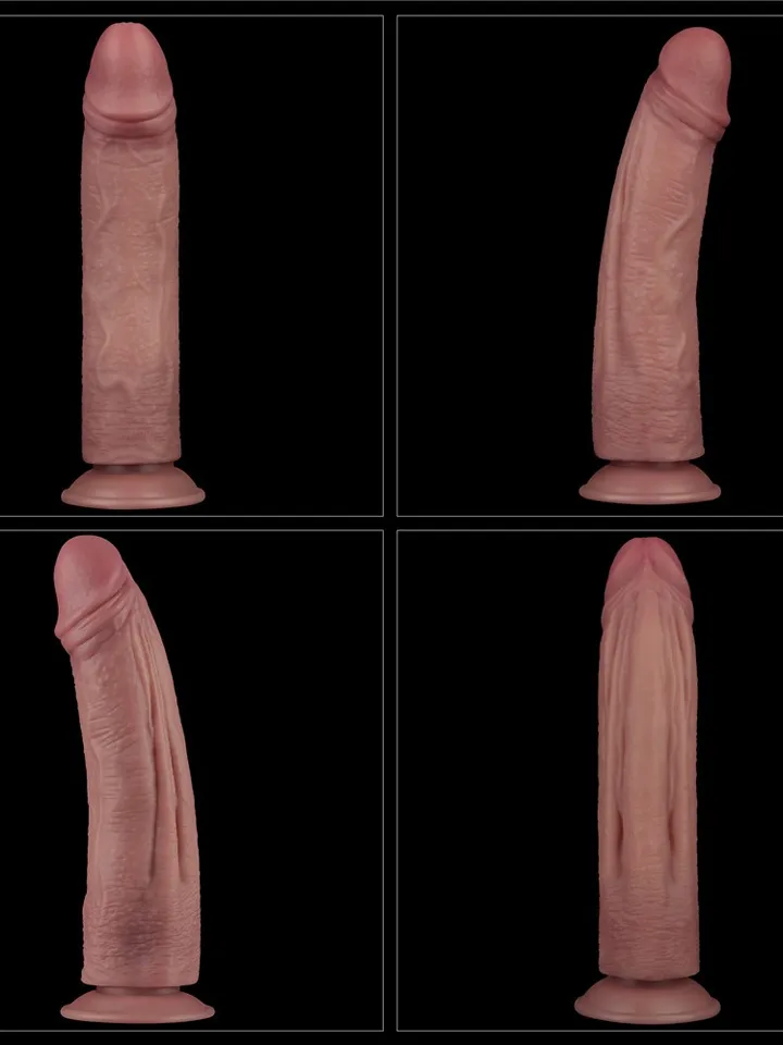 Vibrating Dual Density Power Cock 26,8 cm - Vibrierender Dildo 5 [full]