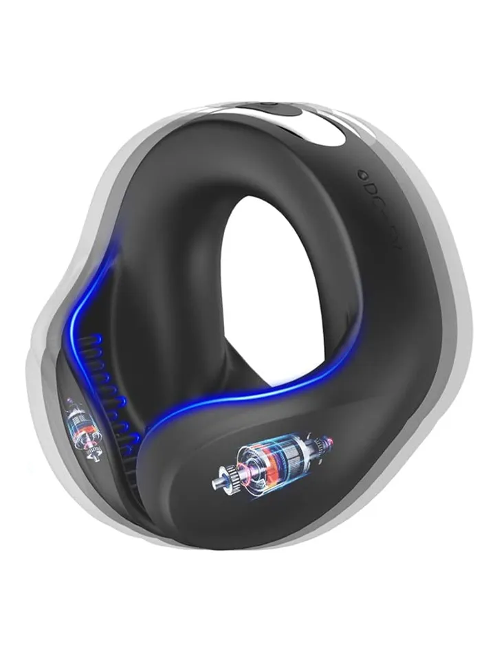 Vibrating Penis Ring With Ball Stimulation - Vibrierender Penisring 2 [full]