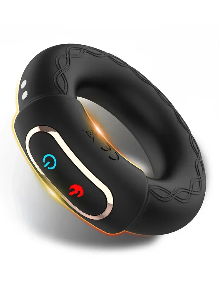 Vibrating Penis Ring With Heating Function - Vibrierender Penisring 1 [full]
