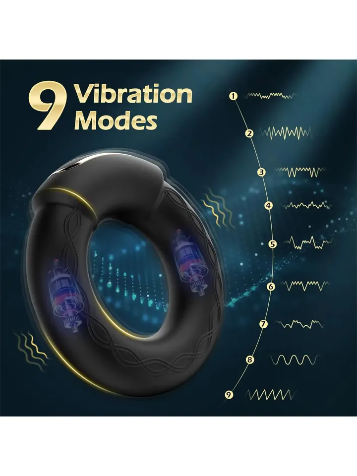 Vibrating Penis Ring With Heating Function - Vibrierender Penisring 2 [full]