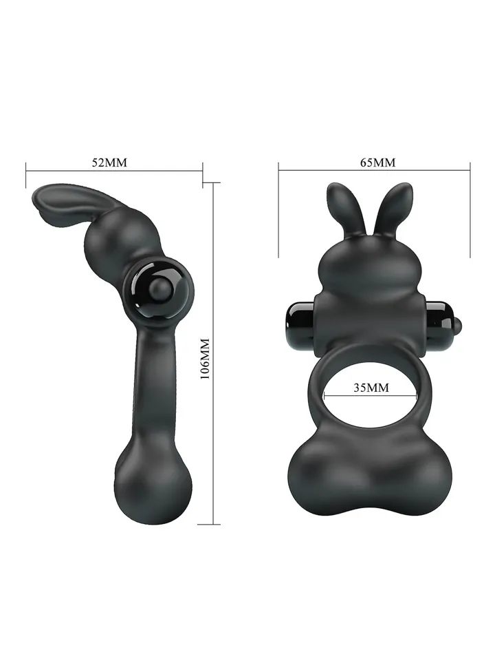 Vibrating Penis Ring With Steel Balls - Vibrierender Penisring 2 [full]