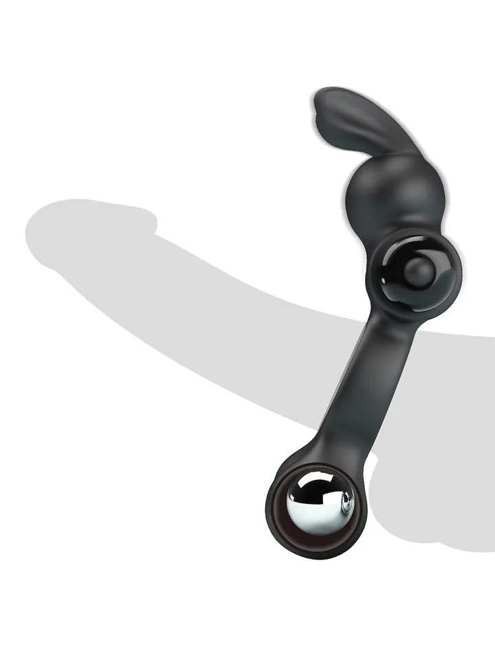 Vibrating Penis Ring With Steel Balls - Vibrierender Penisring 3 [full]