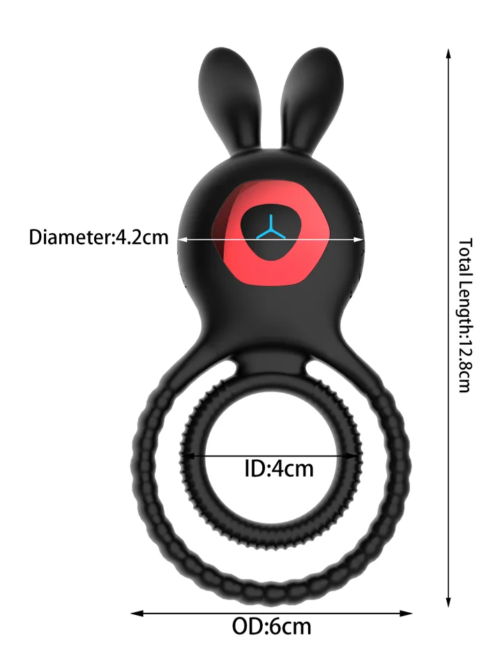 Vibrating Rabbit Cock Ring - Penisring für den Mann 3 [full]