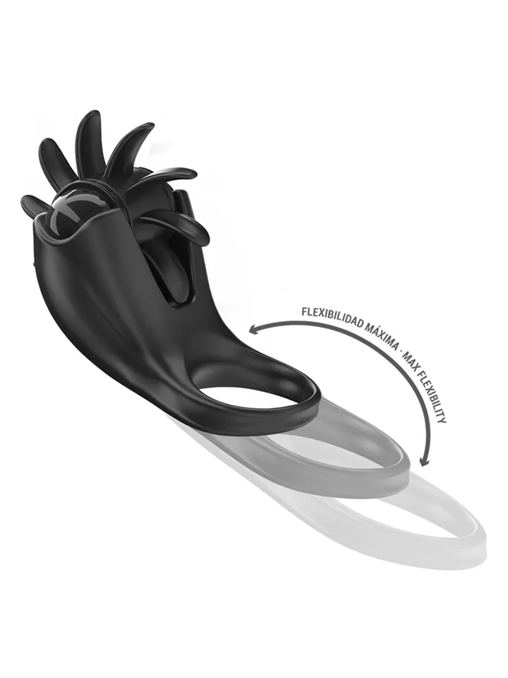 Vibrating Ring 10 Vibrations With Clitoris Stimulator - Vibrierender Penisring 3 [full]