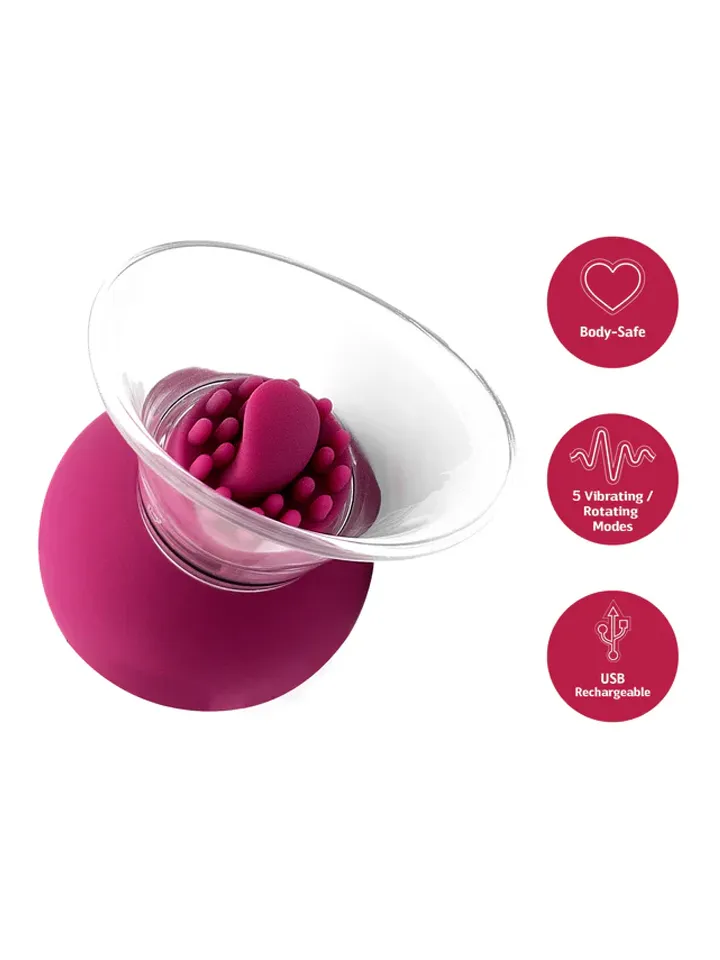 Vibrating & Rotating Nipple & Clitoral Pump - Klitoris-Vibrator 3 [full]