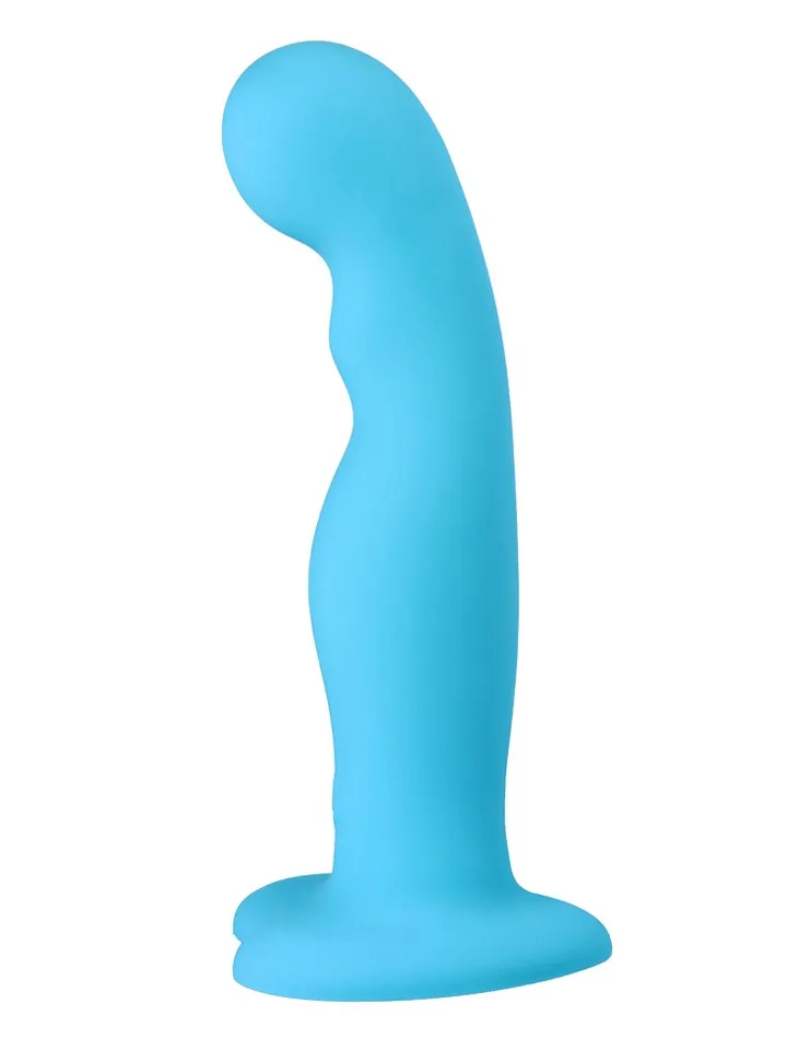 Vibrating Silicone Dildo With Remote Blue 18 cm - Vibrierender Dildo 3 [full]