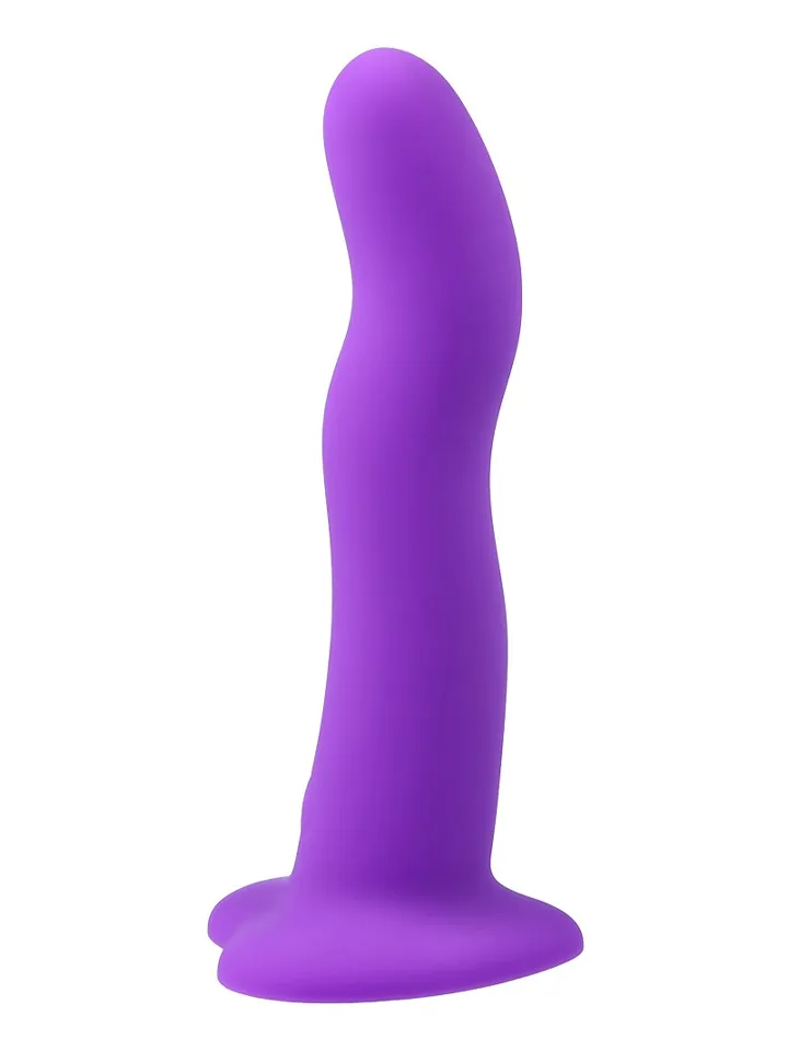 Vibrating Silicone Dildo With Remote Purple 18 cm - Vibrierender Doppel-Dildo 3 [full]
