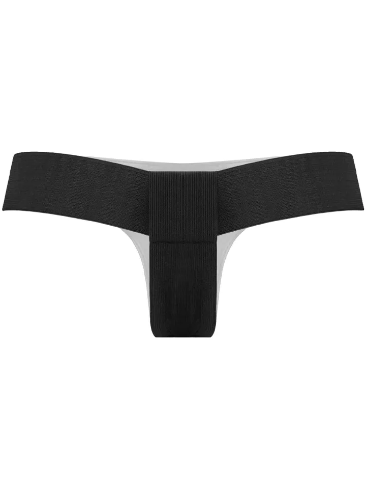 Vibrating Strap-On Set Black - Doppeldildo Umschnalldildo 3