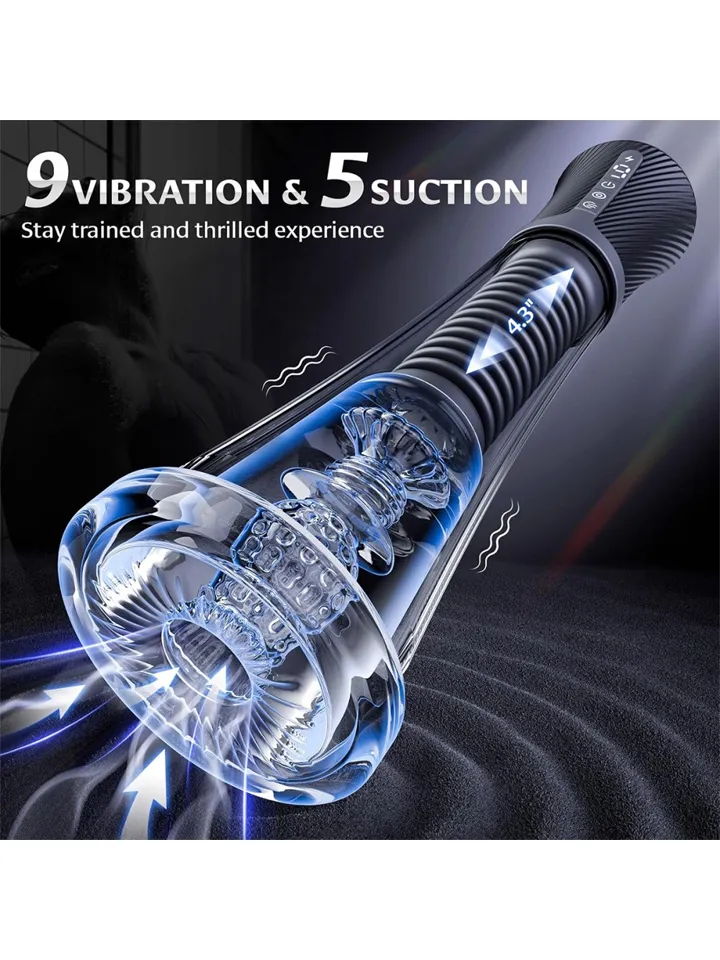 Vibrating & Sucking Masturbator & Pump - Automatische Penispumpe 2 [full]