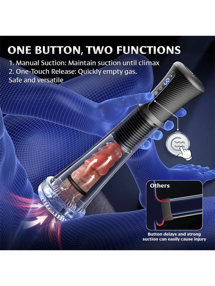 Vibrating & Sucking Masturbator & Pump - Automatische Penispumpe 3 [full]