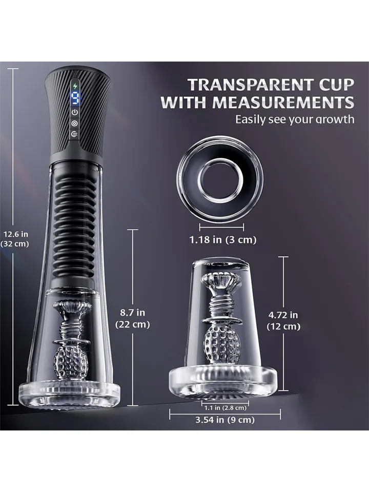 Vibrating & Sucking Masturbator & Pump - Automatische Penispumpe 5 [full]