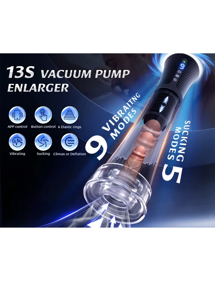 Vibrating & Sucking Masturbator & Pump - Automatische Penispumpe 6 [full]