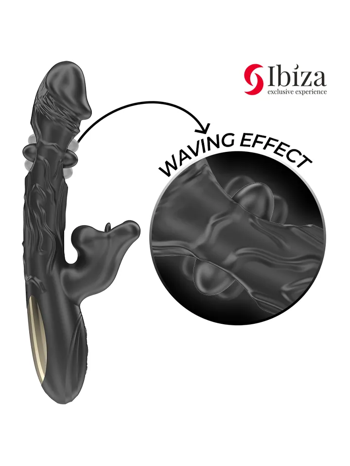 Vibrator & Clitoris Stimulator With Biting & Rotation - Rabbit-Vibrator mit rotierender Zunge 2 [full]