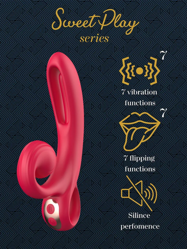 Vibrator mit Zungen- & Klitorisstimulation - Klitoris-Stimulator 3