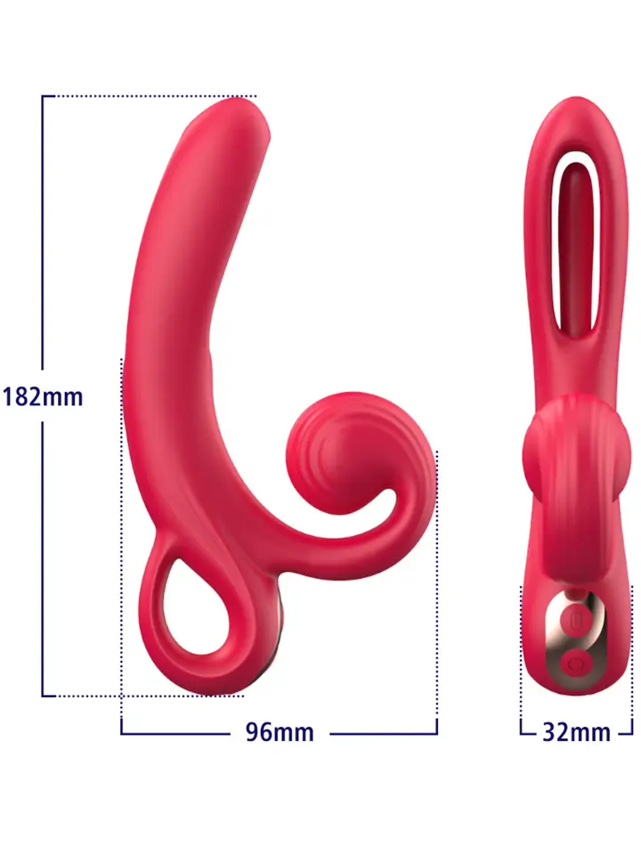 Vibrator mit Zungen- & Klitorisstimulation - Klitoris-Stimulator 4