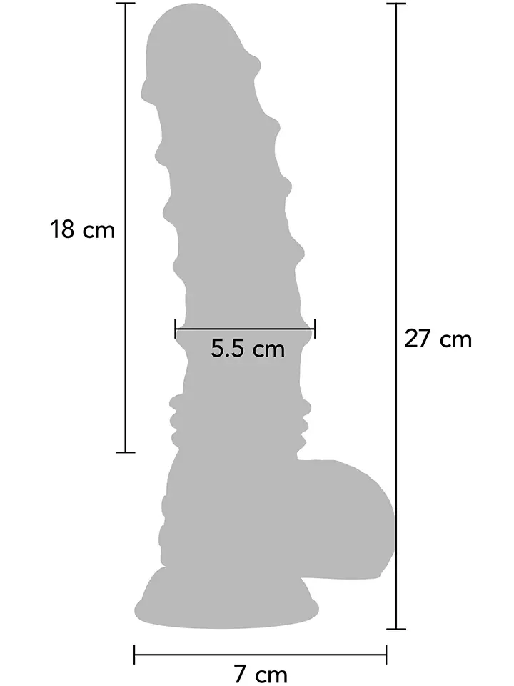 Vibrierender Drachen-Monster-Dildo 27 cm - Drachen-Dildo 4