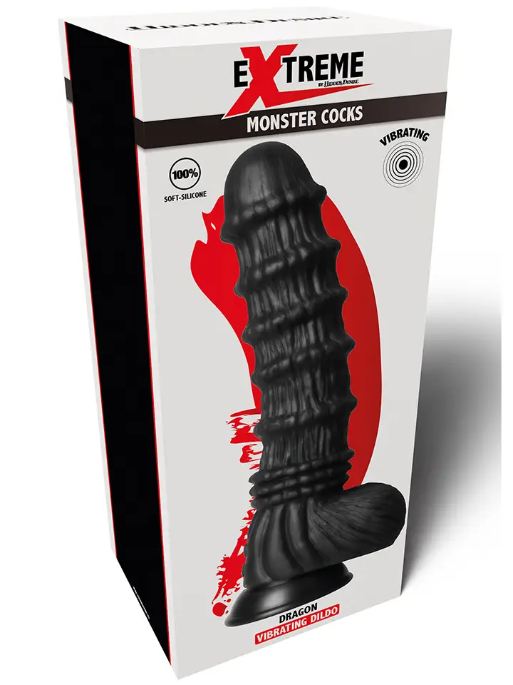Vibrierender Drachen-Monster-Dildo 27 cm - Drachen-Dildo 5