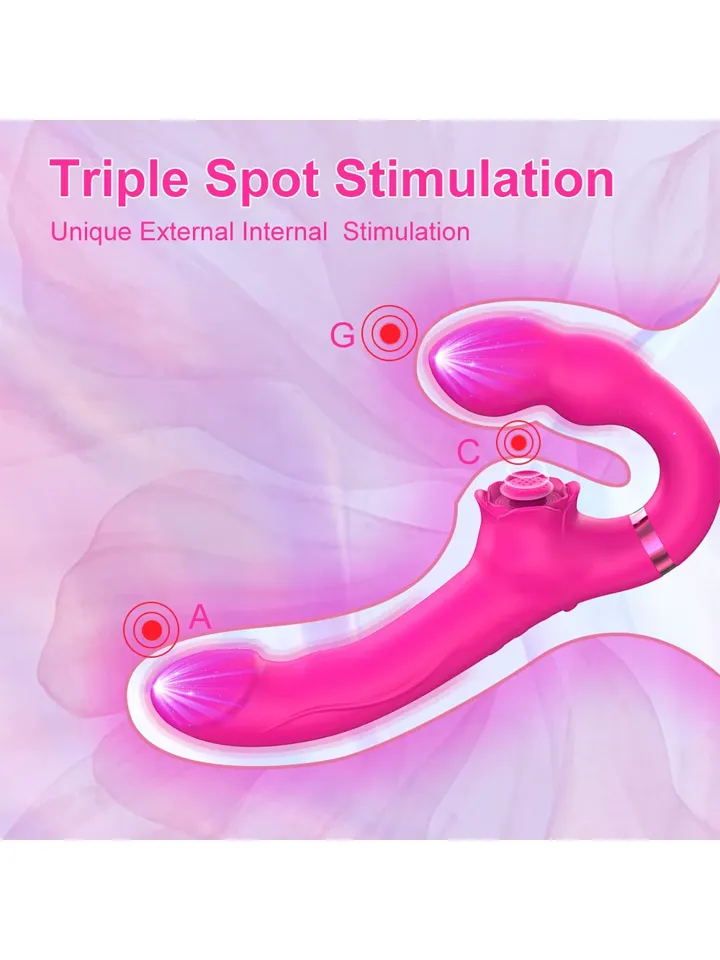 Vibrierender & Klopfender Riemenloser Strap-On - Strap-on 2 [full]