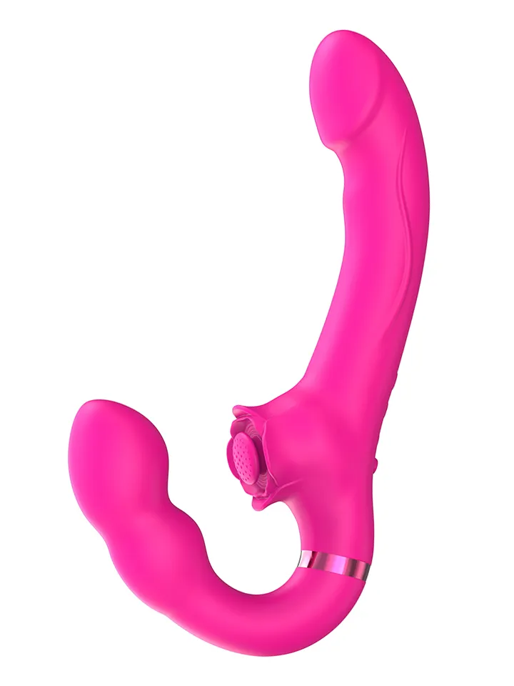 Vibrierender & Klopfender Riemenloser Strap-On - Strap-on 5 [full]