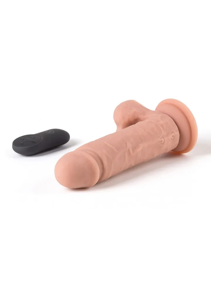 Vibrierender realistischer Dildo mit Fernbedienung, 16,5 cm - Vibrierender Dildo 4 [full]