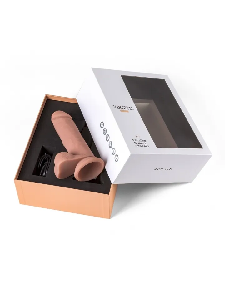 Vibrierender realistischer Dildo mit Fernbedienung, 16,5 cm - Vibrierender Dildo 5 [full]
