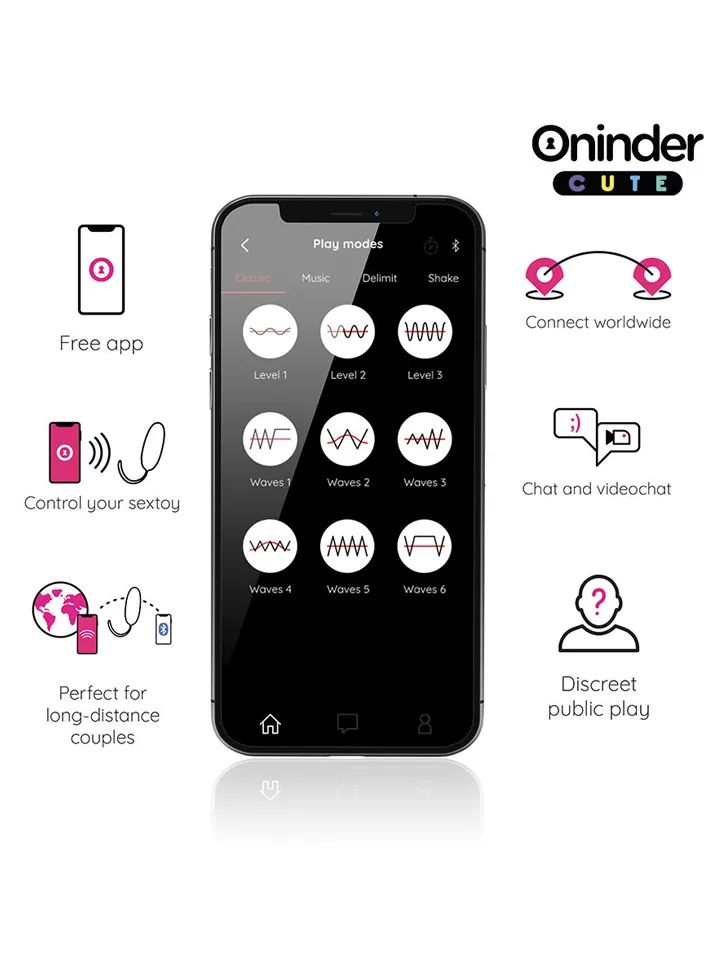 Vibro-Wave Tapping Silicone Egg With App - App-gesteuertes Vibro-Ei 4 [full]
