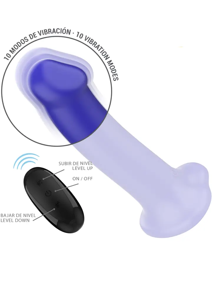 VICTORIA Vibrator – 10 Vibrationsmodi & Fernbedienung - Vibrierender Dildo 6