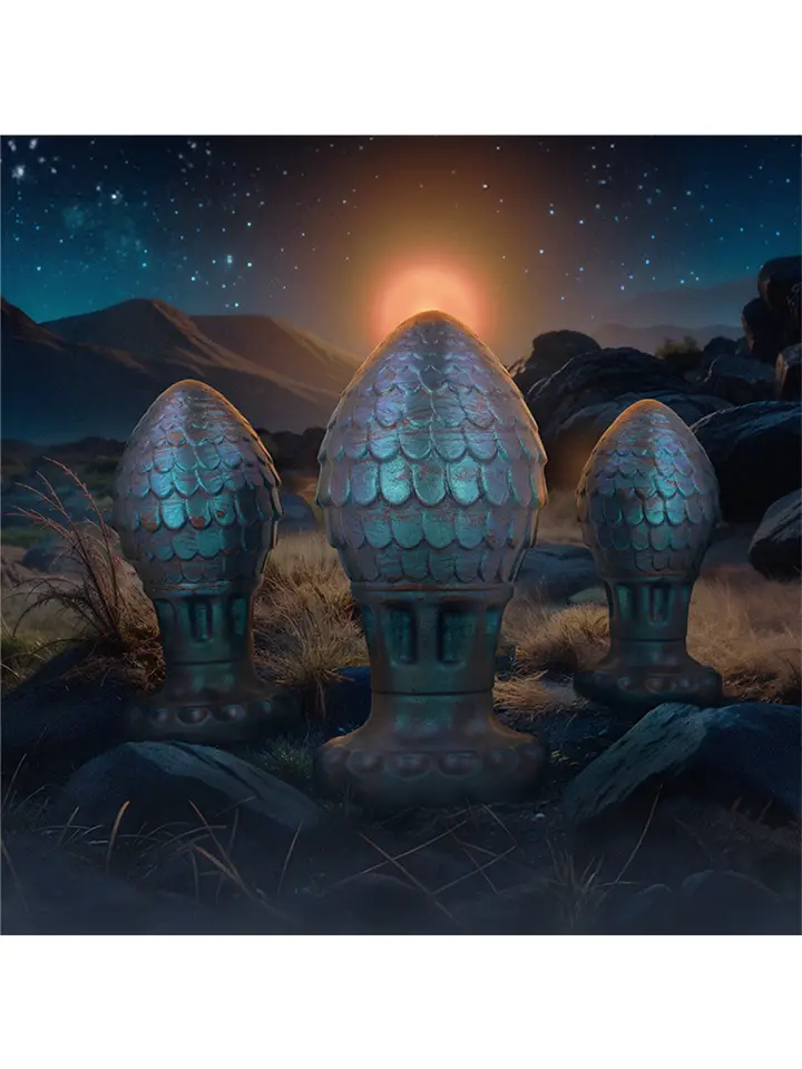 Vrakos Drachenei-Analplug 11,5 cm - XL Buttplug 7