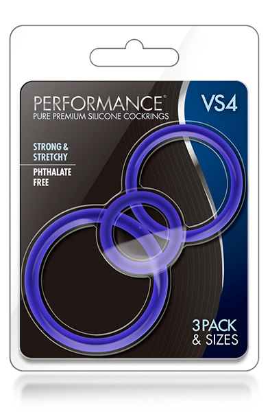 VS4 Cock Ring Set Indigo - Cockring-Set 2