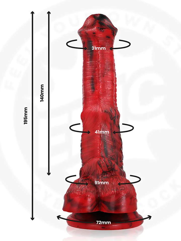 Vulcanus Night Dragon Dildo 19,5 cm - Drachen-Dildo 2 [full]