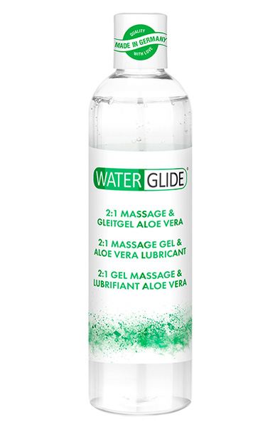 Waterglide 2:1 Massagegel & Aloe Vera Gleitmittel 300ml - Gleitmittel & Massagelotion 2