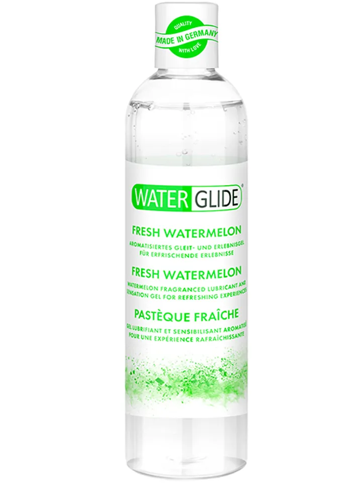Waterglide Frische Wassermelone 300ml - Gleitgel mit Melonenaroma 1